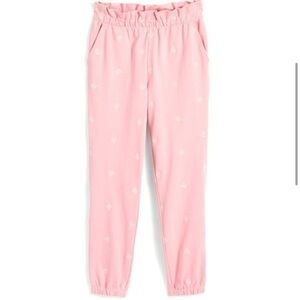 NWT DRAPER JAMES BOBBIE EMBROIDERED SWEATPANTS